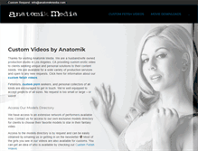 Tablet Screenshot of anatomikmedia.com